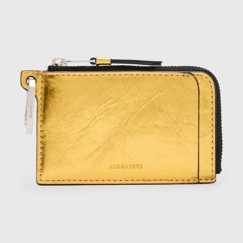 AllSaints portofel de piele REMY WALLET femei