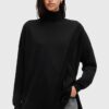 AllSaints pulover de lana BERN WRAP JUMPER femei