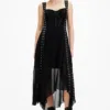 AllSaints rochie LUNA culoarea negru