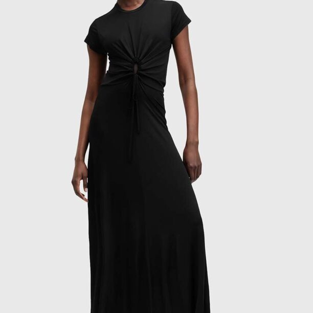 AllSaints rochie XYLIA DRESS culoarea negru