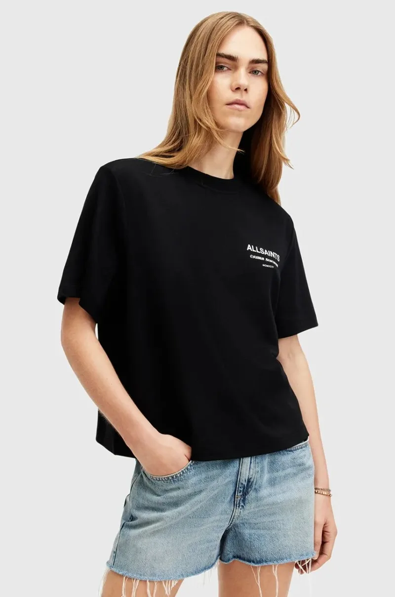 AllSaints tricou din bumbac OMNIUM LISA femei