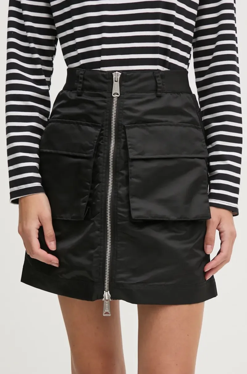 Alpha Industries fustă culoarea negru