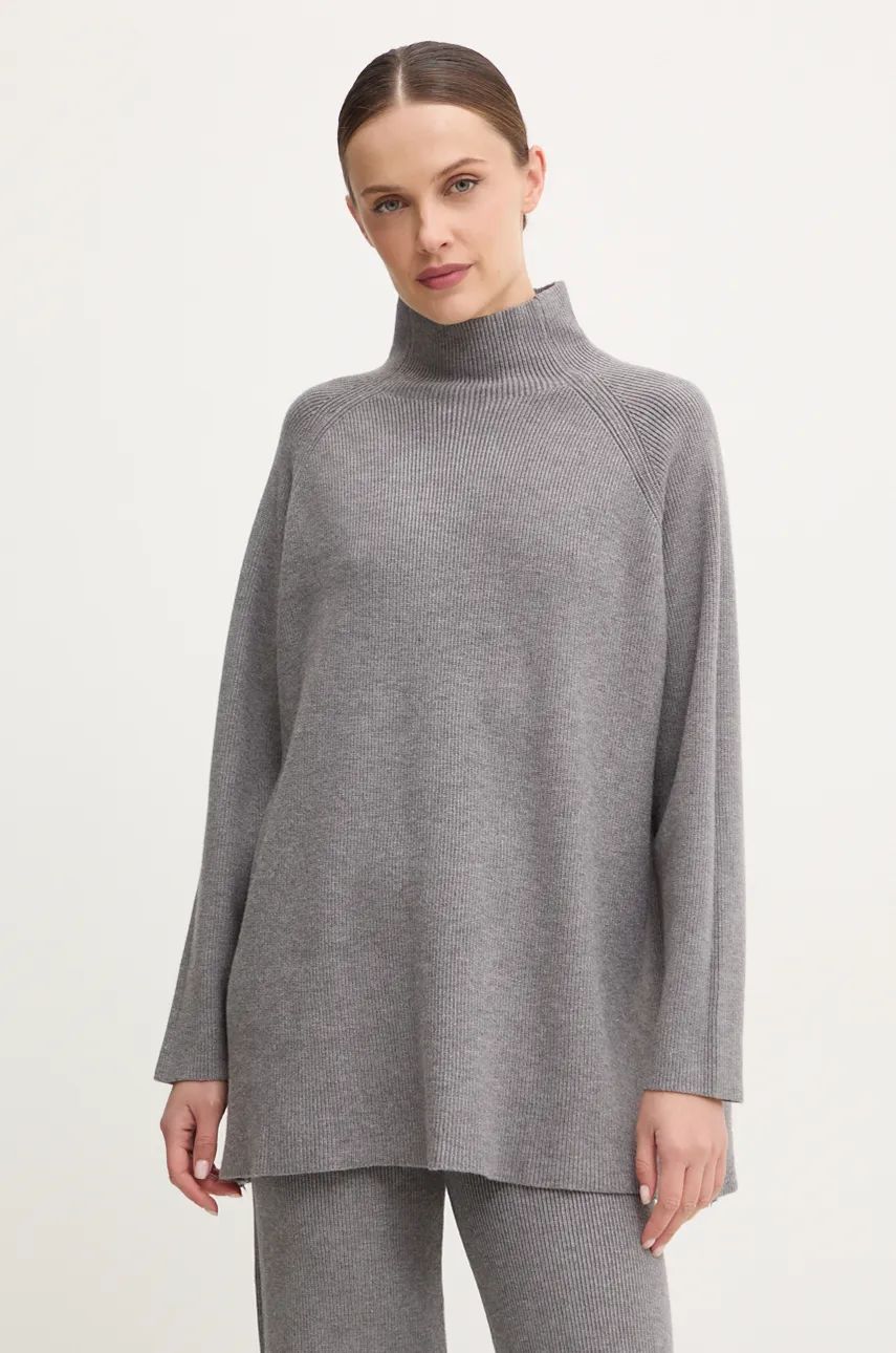 Answear Lab bluză și pantaloni culoarea gri preţ