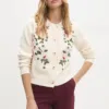 Answear Lab cardigan de lana culoarea bej