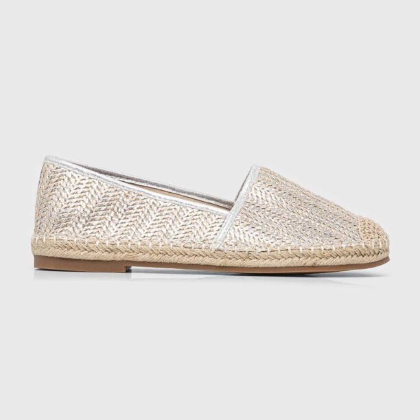 Answear Lab espadrile culoarea argintiu