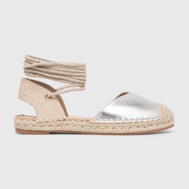 Answear Lab espadrile culoarea argintiu