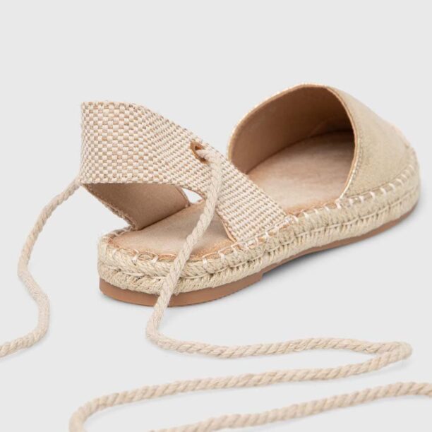 Answear Lab espadrile culoarea auriu preţ