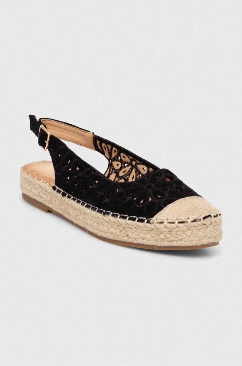 Answear Lab espadrile culoarea negru