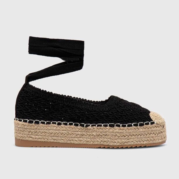 Answear Lab espadrile culoarea negru