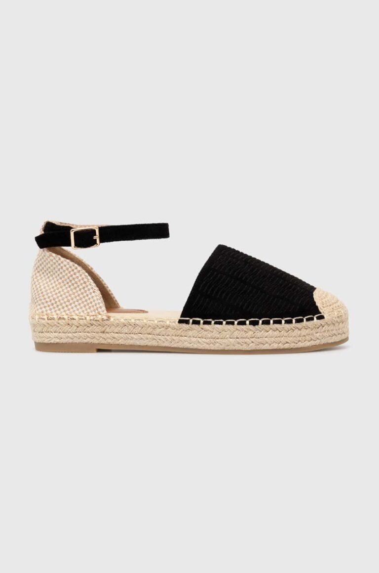 Answear Lab espadrile culoarea negru