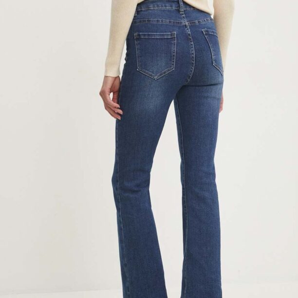 Answear Lab jeansi femei high waist preţ