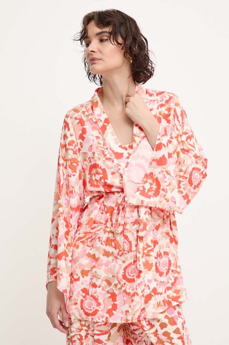 Answear Lab kimono culoarea portocaliu