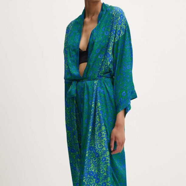 Answear Lab kimono culoarea verde