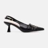 Answear Lab pantofi cu toc culoarea negru