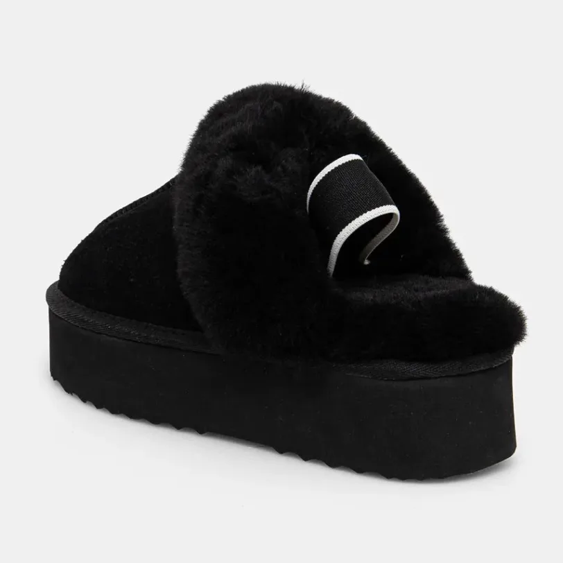 Answear Lab papuci din piele intoarsa culoarea negru preţ