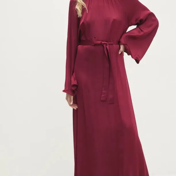 Answear Lab rochie culoarea bordo