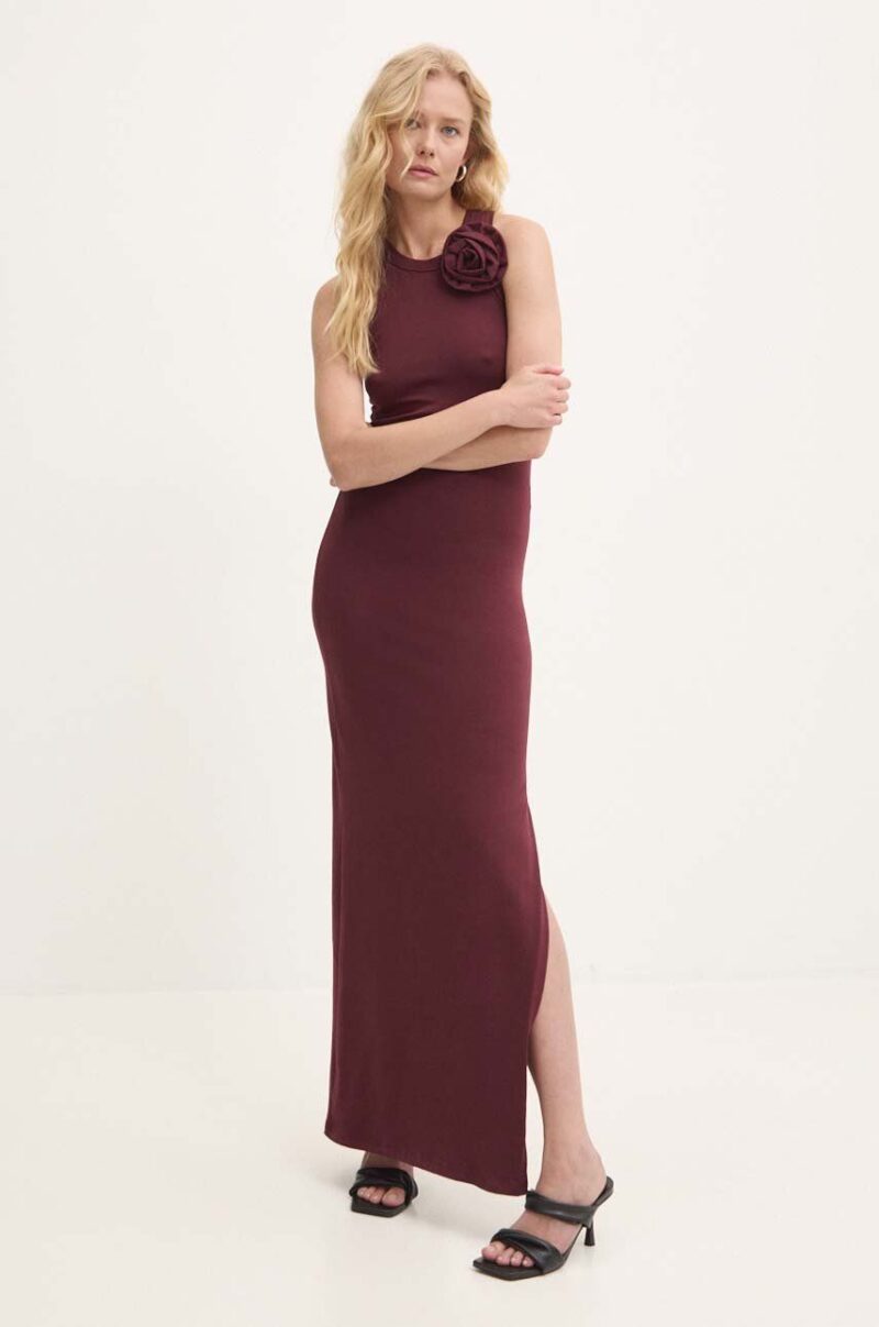 Answear Lab rochie culoarea bordo