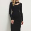 Answear Lab rochie culoarea negru