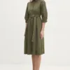 Answear Lab rochie din bumbac culoarea verde