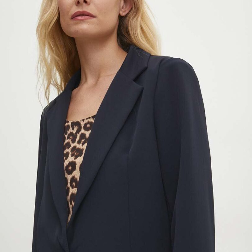 Answear Lab sacou culoarea albastru marin
