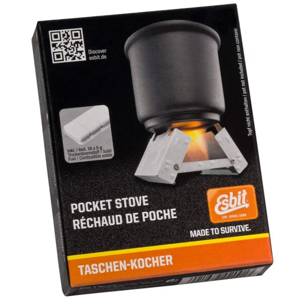 Aragaz de voiaj Esbit Pocket Stove Small 16 x 5g preţ