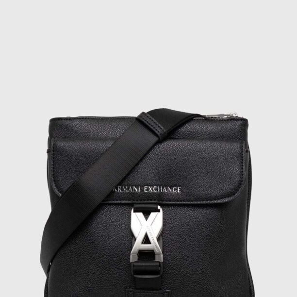 Armani Exchange borseta culoarea negru