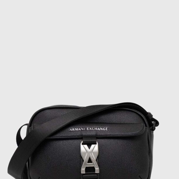 Armani Exchange borseta culoarea negru