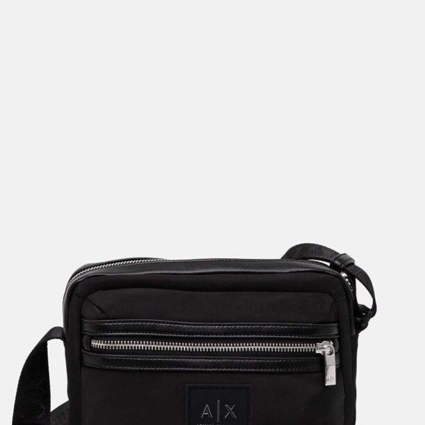 Armani Exchange borseta culoarea negru