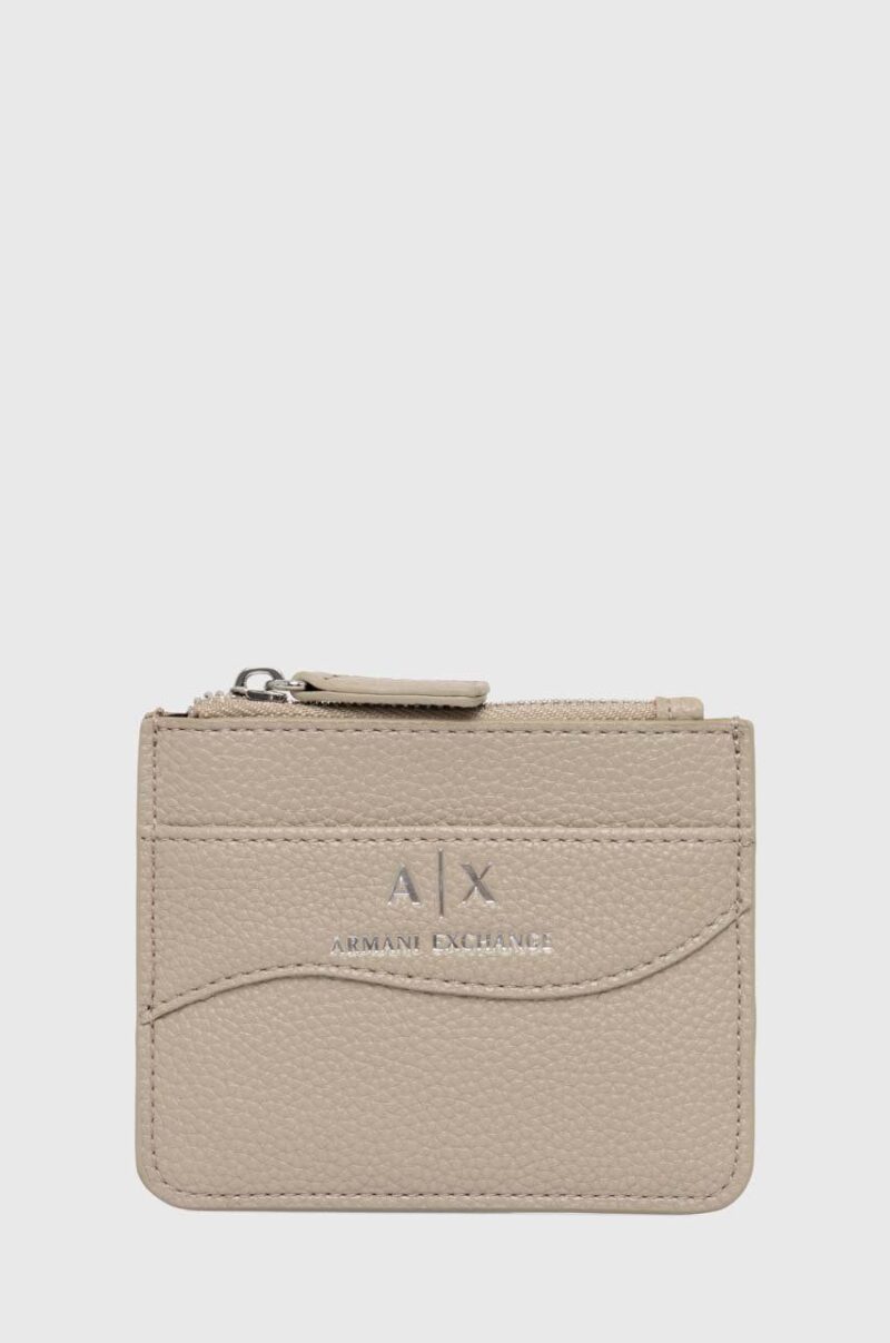 Armani Exchange carcasa cardului culoarea bej