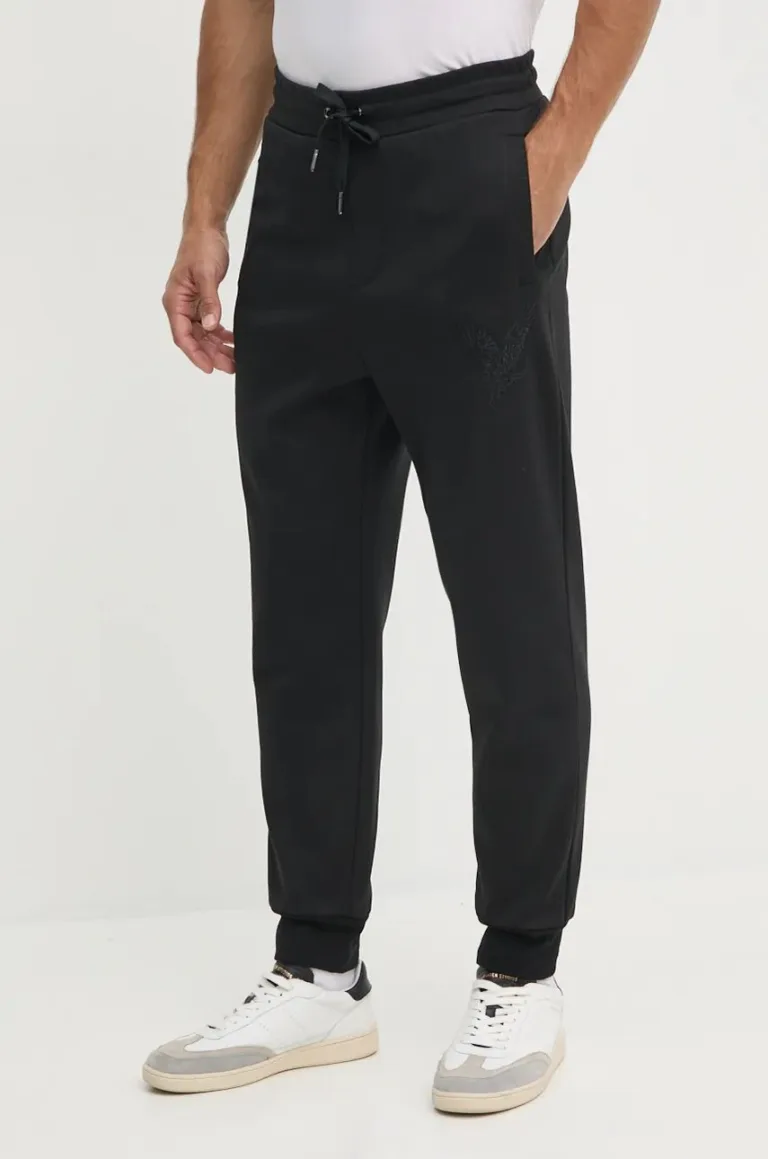 Armani Exchange pantaloni de trening culoarea negru