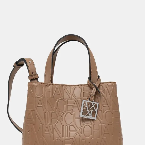 Armani Exchange poseta culoarea maro