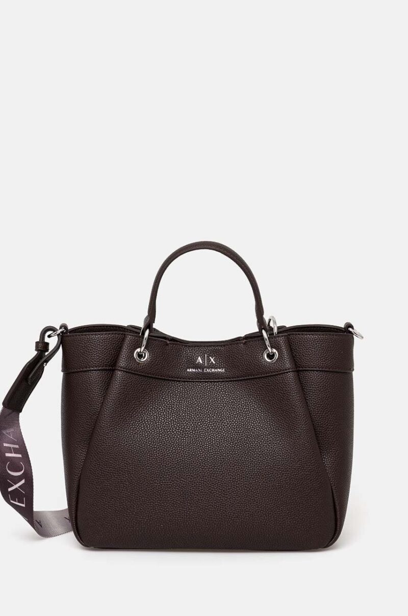 Armani Exchange poseta culoarea maro