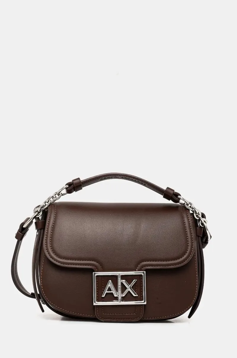 Armani Exchange poseta culoarea maro