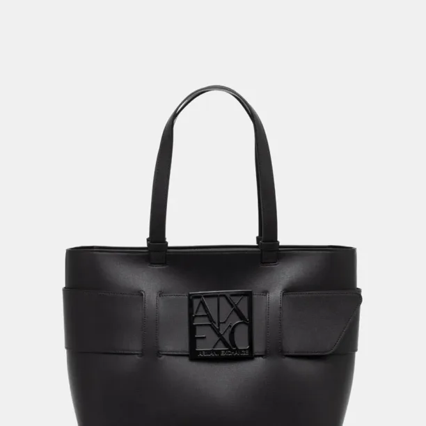 Armani Exchange poseta culoarea negru