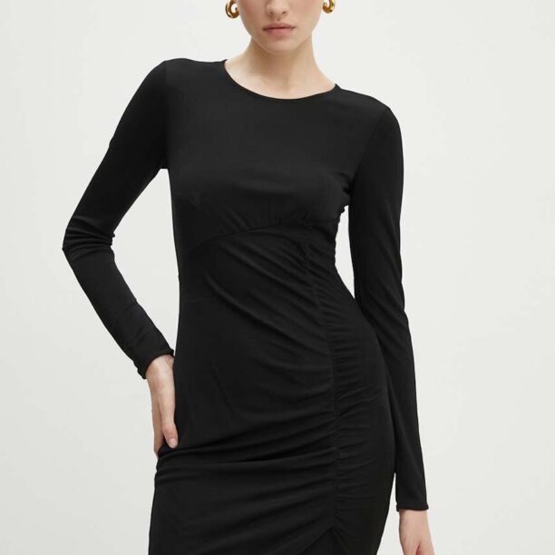 Armani Exchange rochie culoarea negru