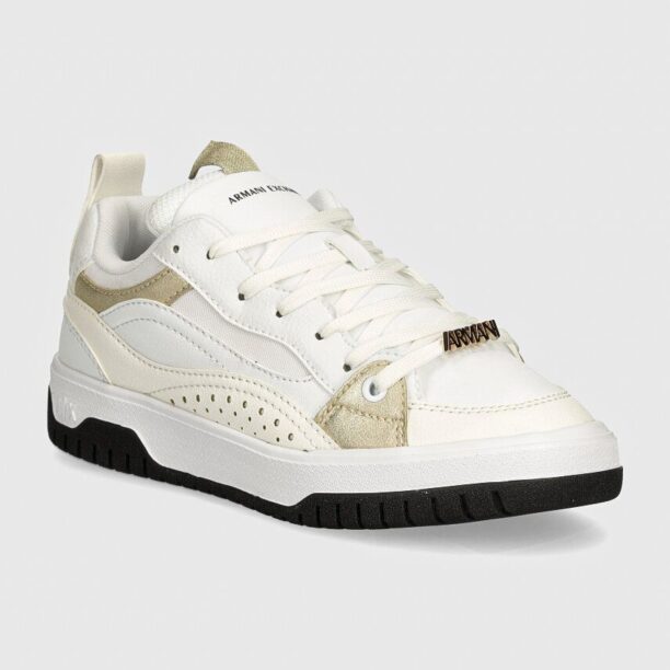 Armani Exchange sneakers culoarea alb