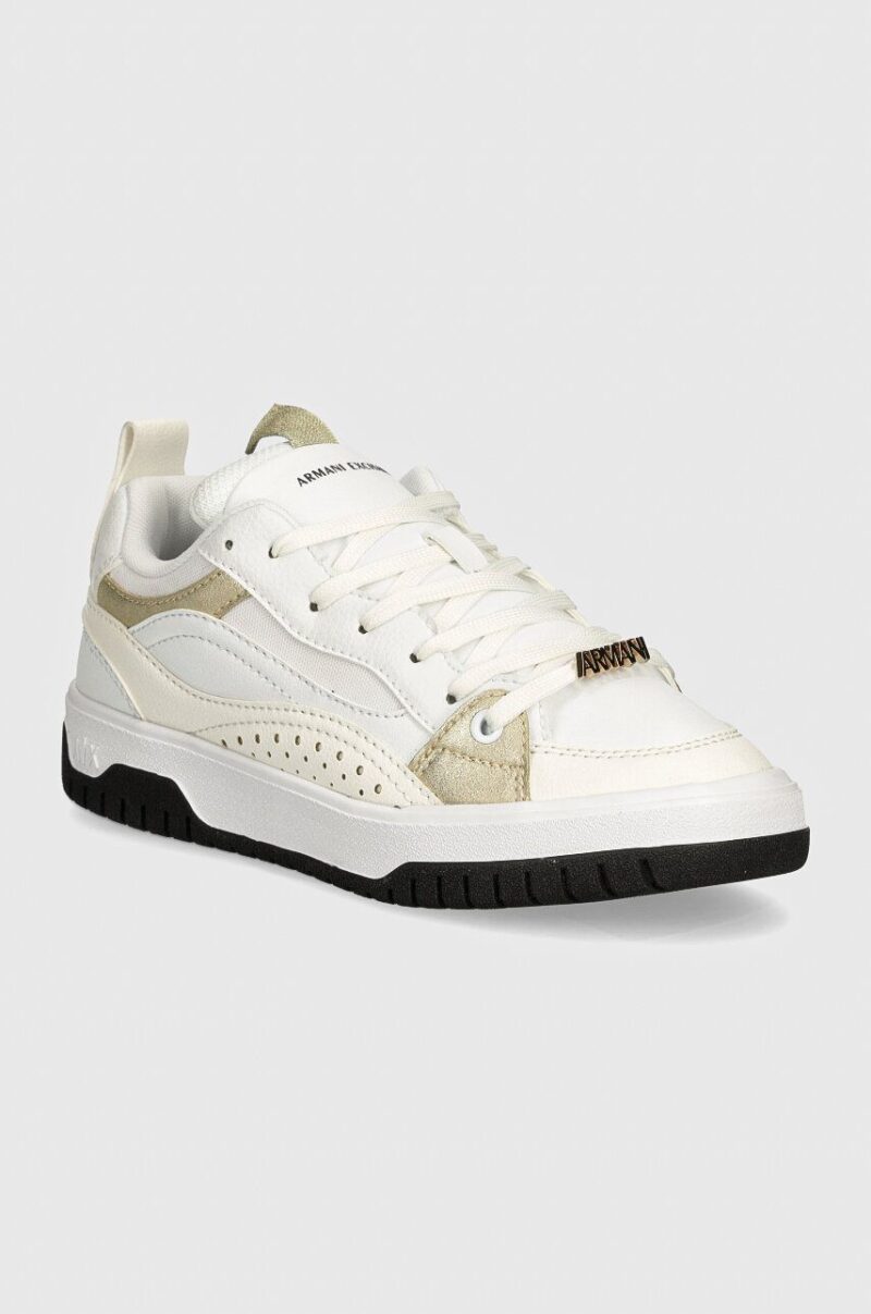 Armani Exchange sneakers culoarea alb