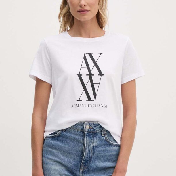 Armani Exchange tricou din bumbac femei