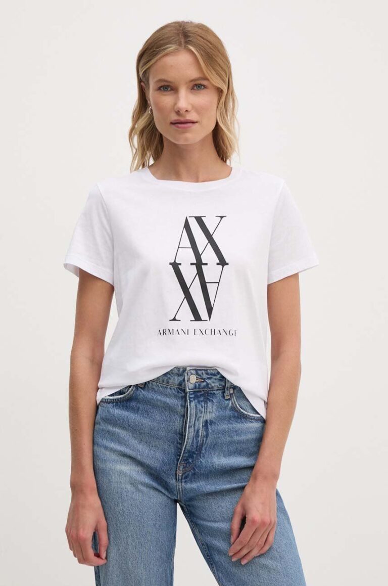 Armani Exchange tricou din bumbac femei