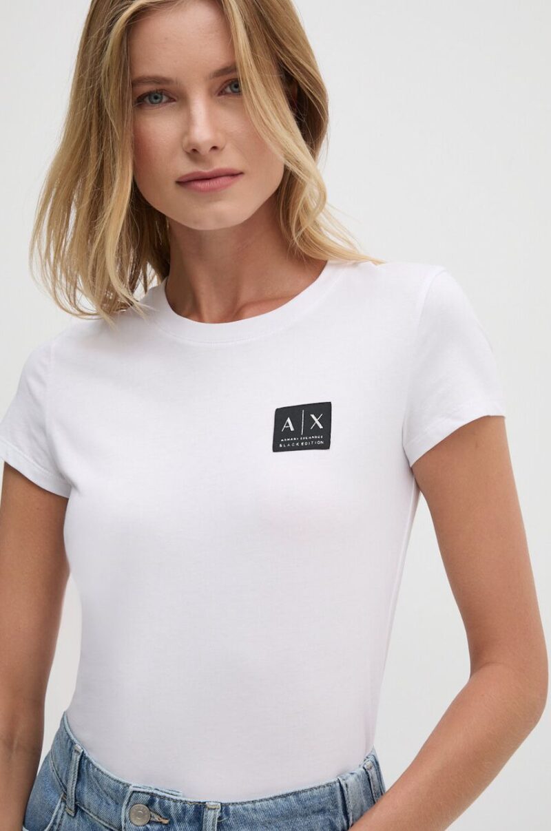 Armani Exchange tricou din bumbac femei