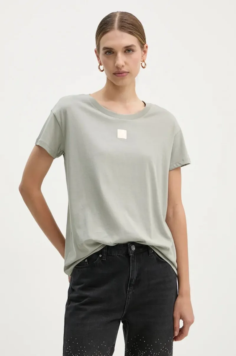 Armani Exchange tricou din bumbac femei