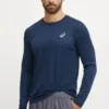 Asics longsleeve pentru alergare Core culoarea albastru marin