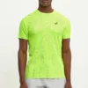 Asics tricou de alergare Metarun culoarea verde