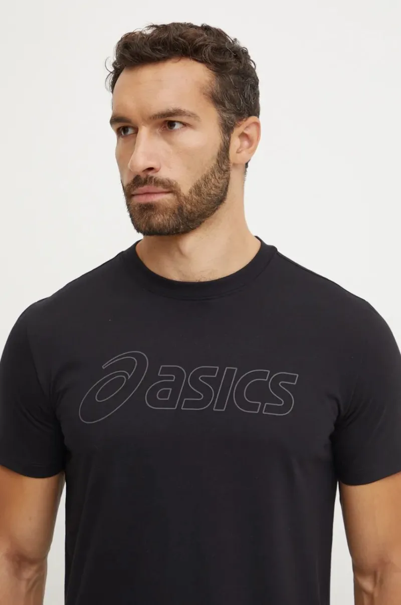 Asics tricou de antrenament culoarea negru