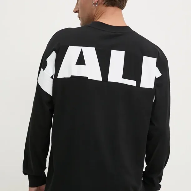 BALR. longsleeve din bumbac Game Day culoarea negru