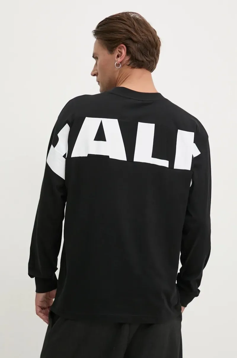 BALR. longsleeve din bumbac Game Day culoarea negru