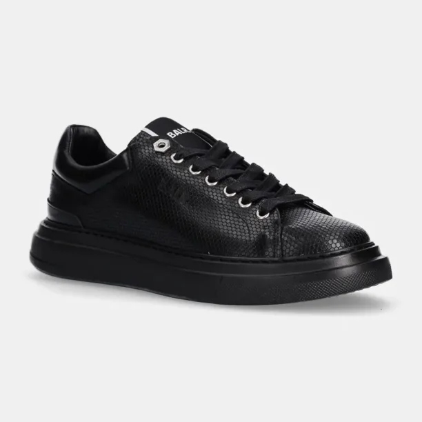 BALR. sneakers din piele Game Day Hexagon Sneaker culoarea negru