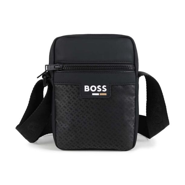 BOSS borseta copii culoarea negru