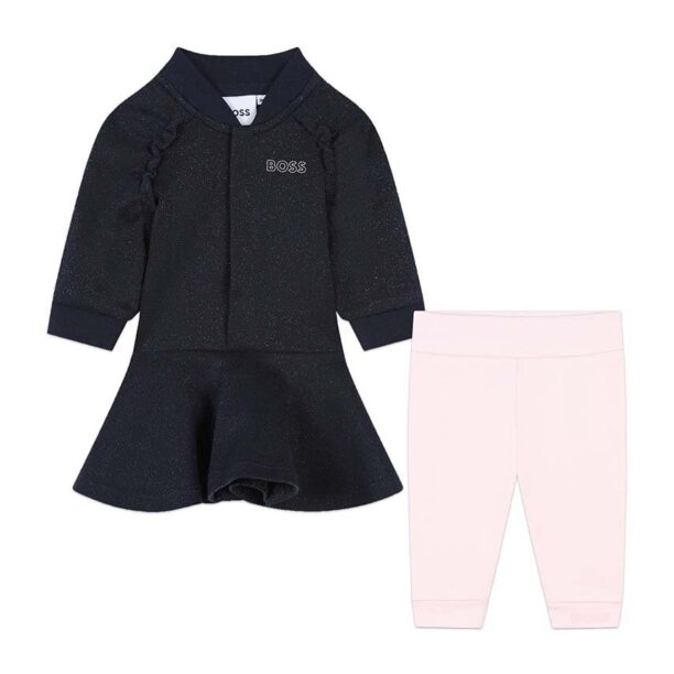 BOSS compleu bebe culoarea albastru marin