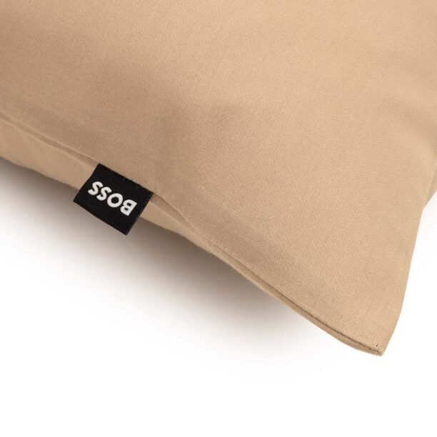 BOSS față de pernă din bumbac BLINEA Beige 65 x 65 cm preţ